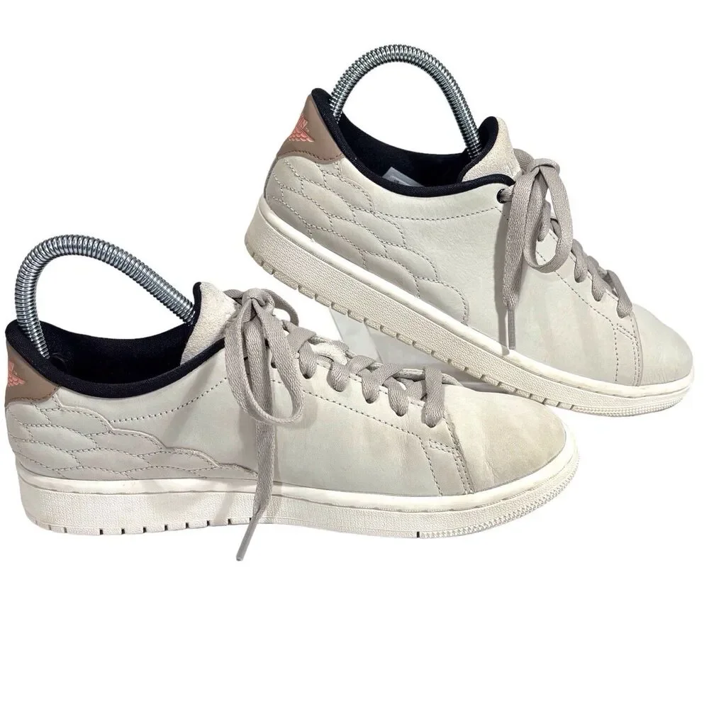 Air Jordan 1 Centre Court Sneakers Mens Size 6.5 Light Bone Athletic DO7443-061